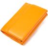 Яркий женский кошелек из натуральной кожи флотар CANPELLINI Wallet 21592 Желтый