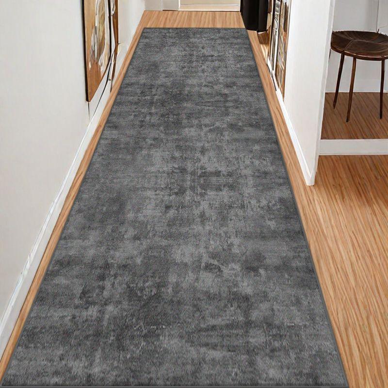 Простой стиль Длинный ковер для коридора Однотонная декорация Дом Гостиная Коврик-дорожка Холл Лестница Проход Нескользящий коврик для пола
