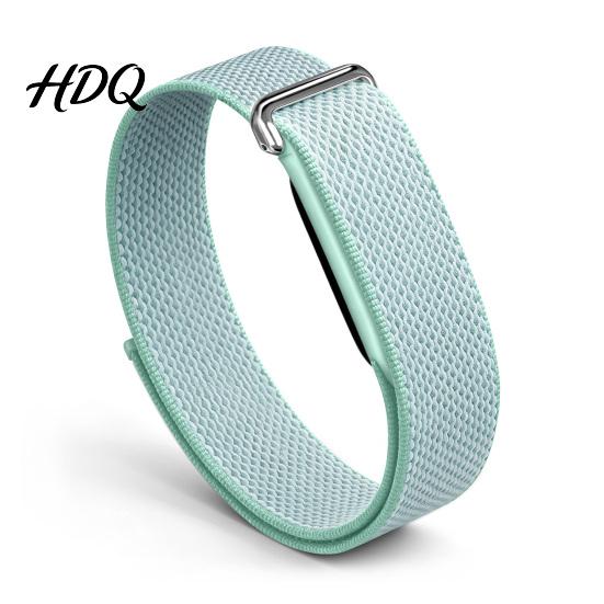 Гибкие сменные ремешки для запястья Нейлоновая лента для Fitbit Air Дышащий ремешок для часов Регулируемый Мужские