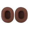 Headphone Ear Cushion Sheepskin Leather Foam Noise Isolation Replacement Earpad for ATH MSR7