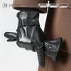 Men's Fleece-Lined Lambskin Winter Gloves with Touchscreen