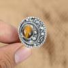 Серебро 925 пробы Овальный Камень Тигровый глаз Сакральная чакра Юбилейное Кольцо для Жены Ювелирное изделие