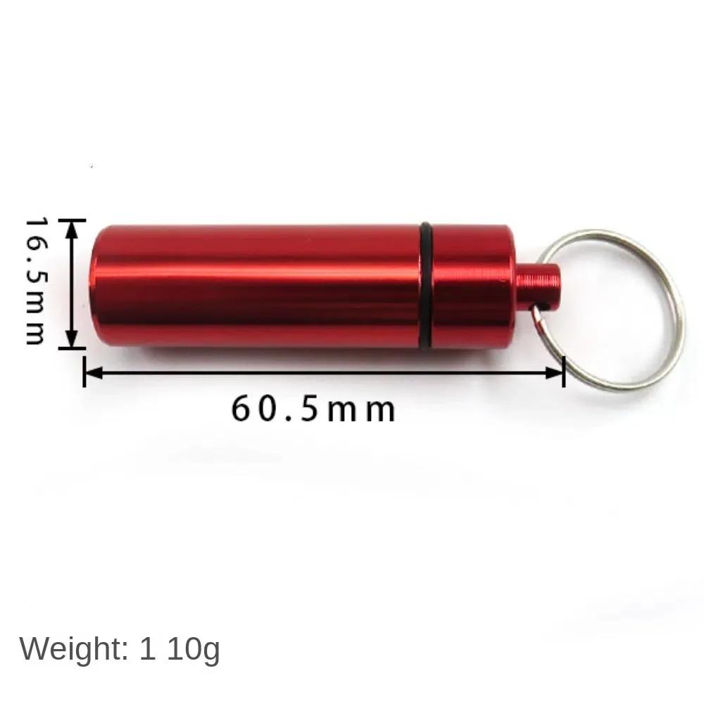 Mini Metal Toothpick Holders Aluminum Portable Tips Pill Containers Seal Up Travel Storage Pill Case Outdoor Travel