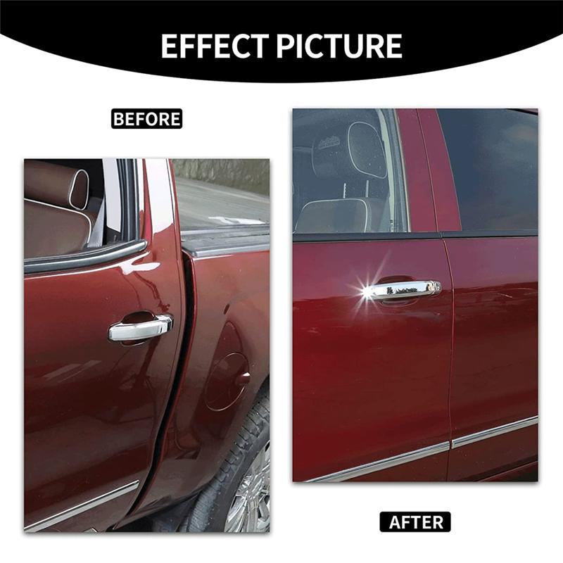 Outer Door Handle Covers Decorative For Chevy Silverado GMC Sierra 2014- ,ABS Silver