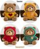 Casual Teddy Bear Plush Toy with Sweater - Children's Birthday Gift