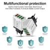 QC3.0 Multi-Port USB Fast Charger - 4 Ports, EU/UK/AU Plug, for Mobile Phones