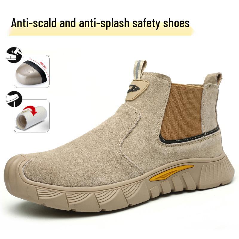 6 кВ Изолированная Ударопрочная Огнестойкая Защитная Рабочая Обувь для Электросварки