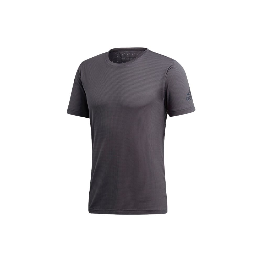 adidas Футболка Freelift Chill Training Sport с круглым вырезом и коротким рукавом, мужские топы темно-серого цвета CZ5471