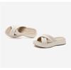 Sheepskin Lightweight Cross Thick-Soled Sandals