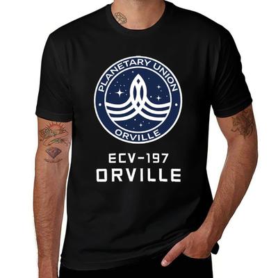 Футболка с логотипом Орвиллского Планетарного Союза Номер Essential t shirts for man graphic vintage t shirts cotton 100% T-Shirt
