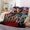 Плед Stranger Things 3D-принт Хэллоуин Плед Stranger Things новейший Популярный Хоррор-драма Плед для дивана-кровати Плед для кемпинга