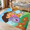 Dora'S Adventure Nature Carpet For Playroom Bedroom Living Room Sofa Home Decorkids Game Area Rug Nonslip Floor Mat