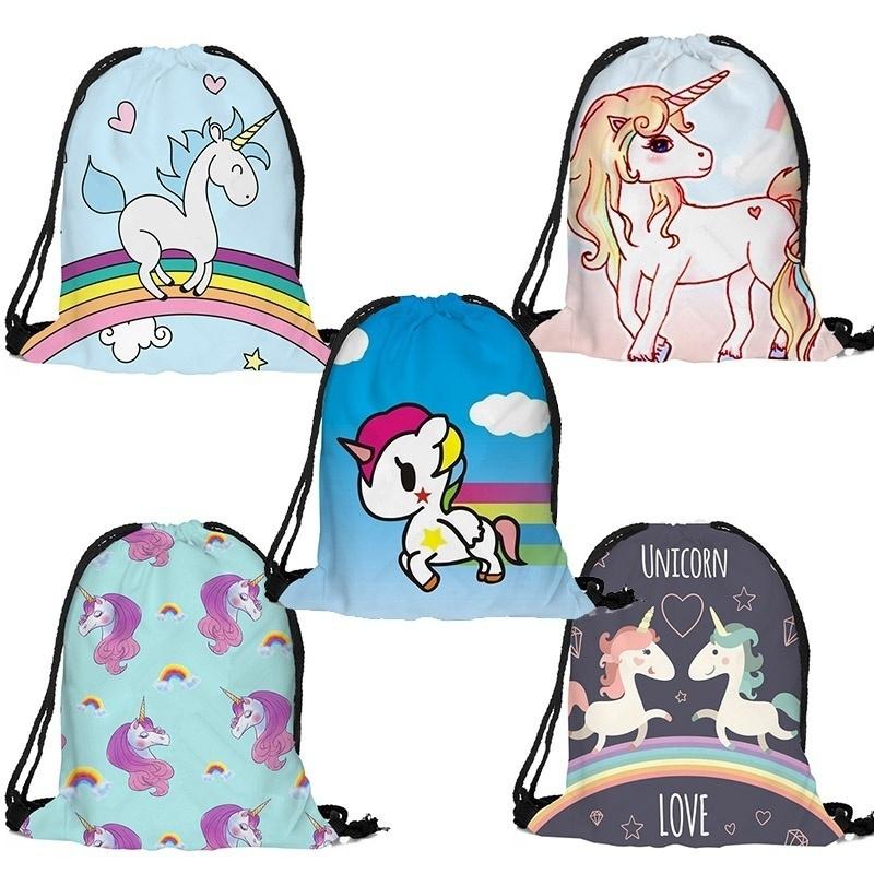 Мультяшная сумка, рюкзак, студенческая школьная сумка, дорожный рюкзак для колледжа, сумка на шнурке