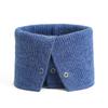 Korean Solid Knitted Warm Ring Scarf Unisex High Neck Fashion Neckerchief Children Wind Protection For Kids Spring Autumn Winter