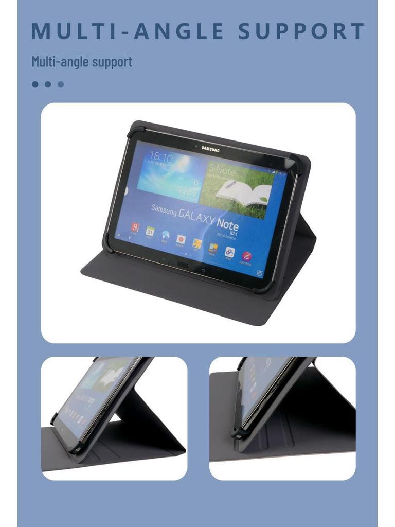 Защитный чехол для 10-дюймового планшета: Универсальный плоский чехол-книжка для iPad и других планшетов