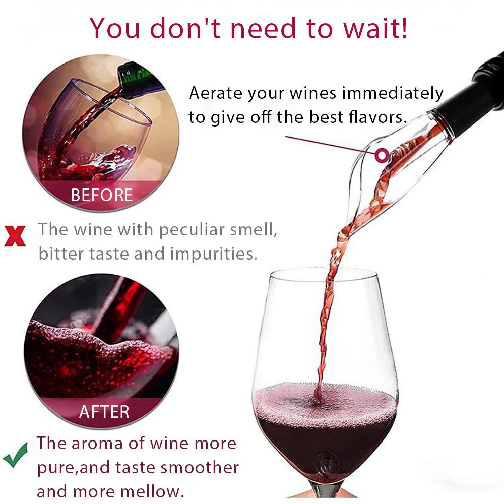 Винный декантер AIKARO с аэратором для красного вина