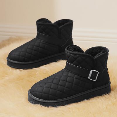 Осень и зима новые зимние сапоги женские бархатные утолщенные теплые снежные хлопковые туфли меховые короткие сапоги
