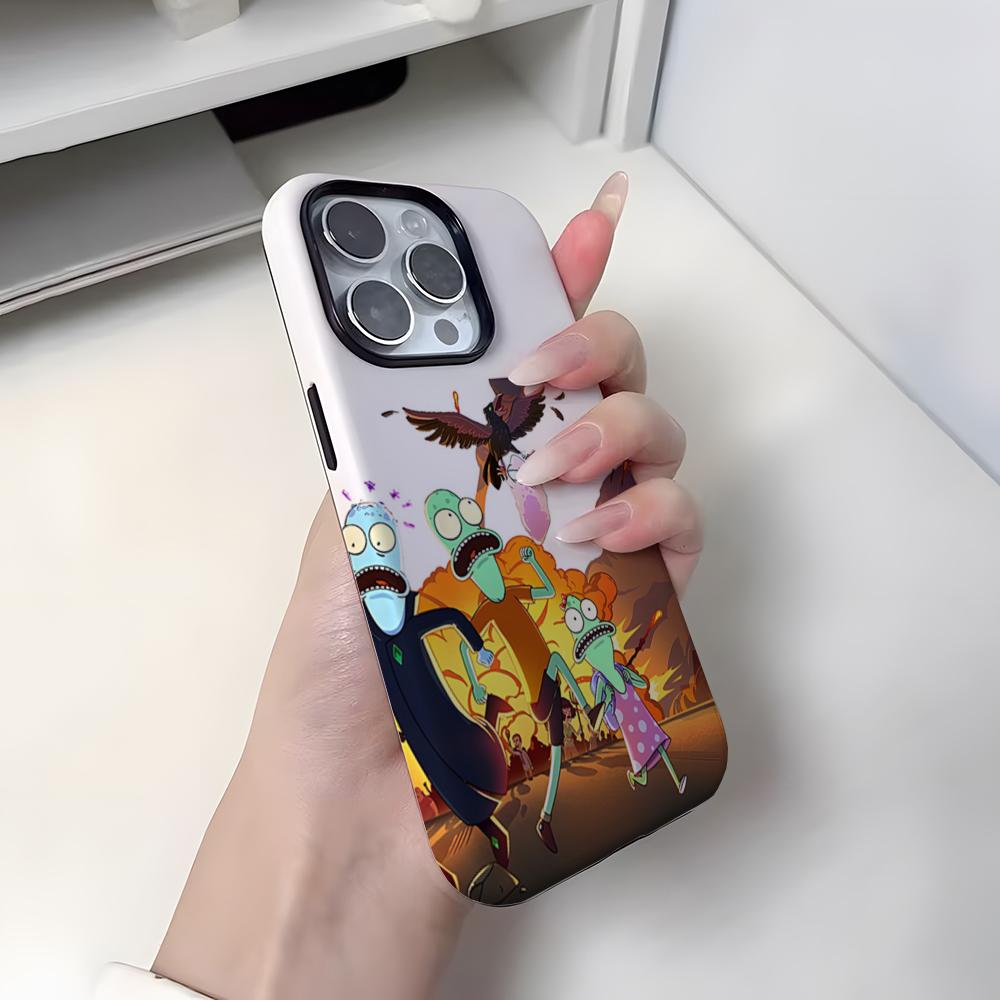 Чехол для телефона Solar Opposites Pupa для iPhone 16 Pro Max 15 13 14 12 11 14 Pro Max 15 Pro Max Двухслойный чехол