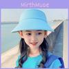Ice Silk Sun Hat For Kids With Wide Brim For Summer Outdoor Protection