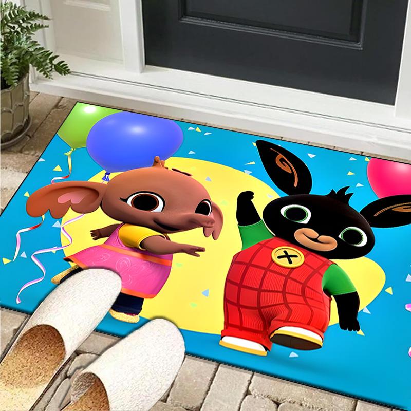 1PC rug Rainbow Bing Friends Singing Carpet, Chair Rug,Area Rug for Office Bedroom living rooms bedroom, Doormat decor Christmas fan gifts