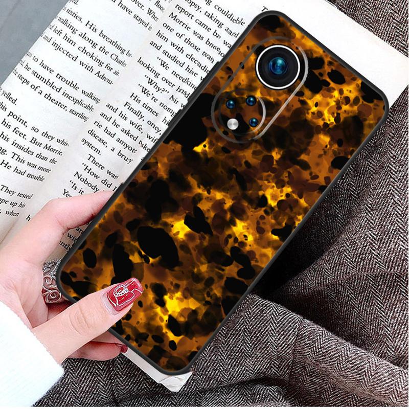 Чехол с узором "Черепаховый панцирь" для Honor Magic 5 Lite 6 Pro 50 70 90 Honor X8b X9b X6 X7 X8 X9 X6a X7a X8a X9a Чехол