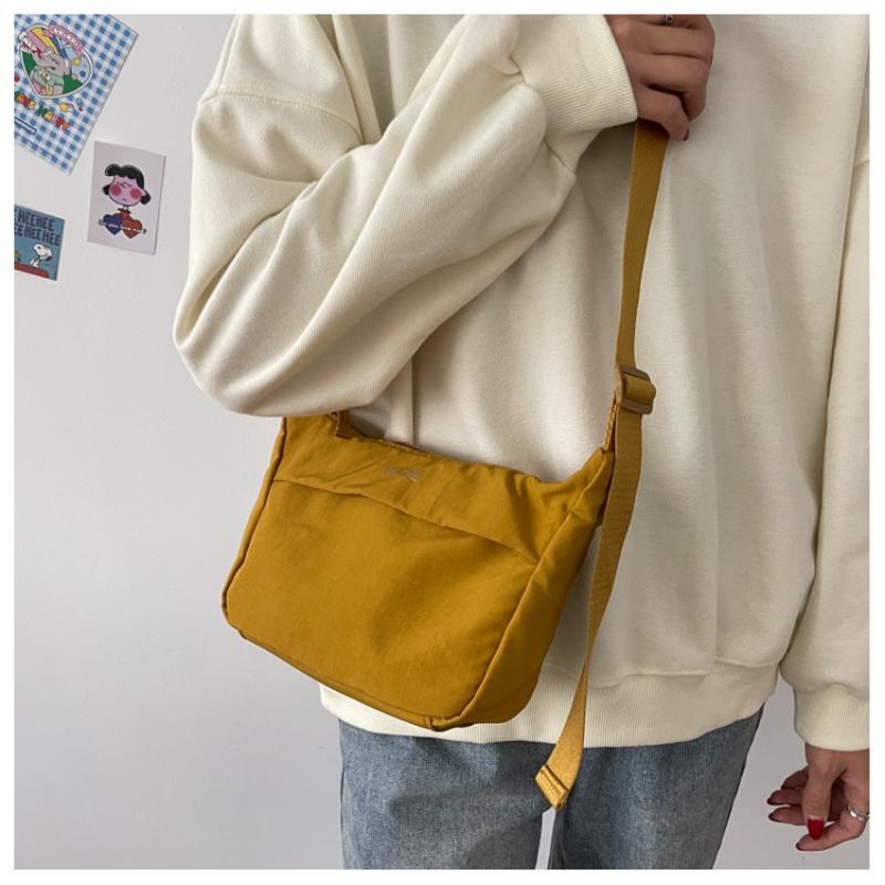 Сумка через плечо, женская маленькая тканевая сумка, простая сумка через плечо, модная студенческая сумка