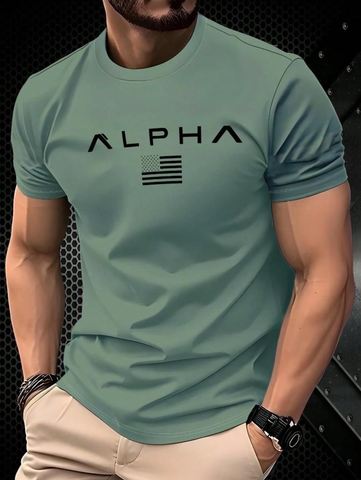 Muscle Brothers Men's Short Sleeve Crew Neck Sports T-Shirt Summer Running Fitness Training Clothing Breathable Hot Sale