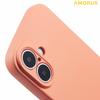 For iPhone 16 Plus Case Precise Cutouts TPU Fiber Lining Shockproof Phone Cover