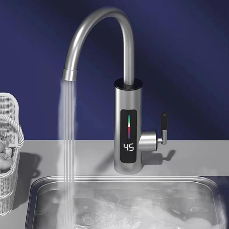 3000 Вт 220 В Электрический кухонный водонагреватель кран из нержавеющей стали светодиодный цифровой мгновенный кран для горячей воды нагреватель холодного отопления кран