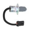 Fuel Shut Off Solenoid 6681513 DC 12V Fuel Stop Solenoid Replacement for Bobcat Loade A220 450 453