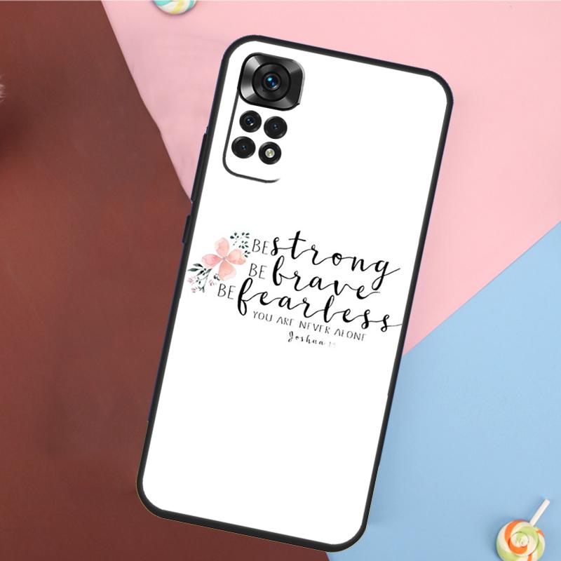 Библейские цитаты Иисус Бог Чехол Для Xiaomi Redmi Note 14 13 12 9 10 11 Pro 9S 10S 11S 12S Redmi 14C 10C 12C 13C Чехол