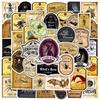 10/50PCS Retro Gothic Apothecary Pharmacist Witch Waterproof Stickers Car Travel Luggage Guitar Fridge Cool Graffiti Sticker