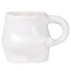 Уникальные кофейные чашки Belly Cup Удобная чашка для захвата Забавная чашка в форме живота Кухонная посуда Керамические чашки для кофе