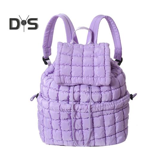 18л стеганый рюкзак для женщин пуховик походный рюкзак верхний клапан затягивающийся рюкзак подкладка дорожная сумка облако спортзал