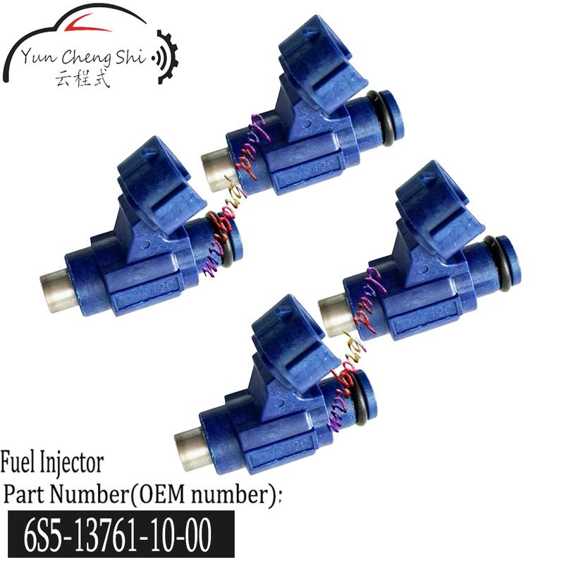 6S5-13761-10-00 EAT809 4XPCS Original Fuel Injector For Yamaha WaveRunner FB1800AL FX VXR VXS VX
