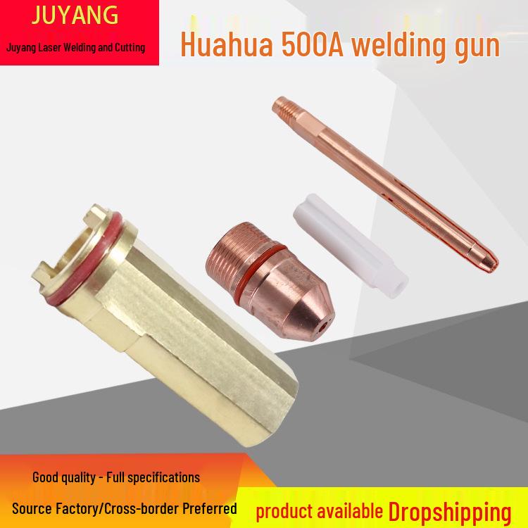 Plasma Welding Nozzle 500A - Automatic Tungsten Rod and Electrode Holder with Centering Sleeve 3.2
