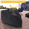 Motorcycle Cover Windproof All-Round Protection Polyester Taffeta 210T Waterproof Outdoor Motorbike Cover for Scooters Bicycles