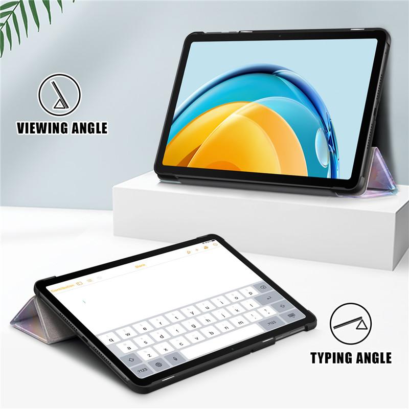 Чехол для планшета Funda для Huawei Matepad Se 10,4 дюйма 2022 Чехол Ags5-l09/w09 кожаный складной окрашенный чехол для Huawei Matepad Se 10,4 Чехол