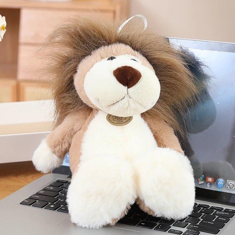 Мягкая игрушка в виде лесных животных, игрушка из джунглей, обезьяна, ленивец, коала, лягушка, лев, слон, детский подарок, коготь-машина, кукла, свадебная кукла-бросок