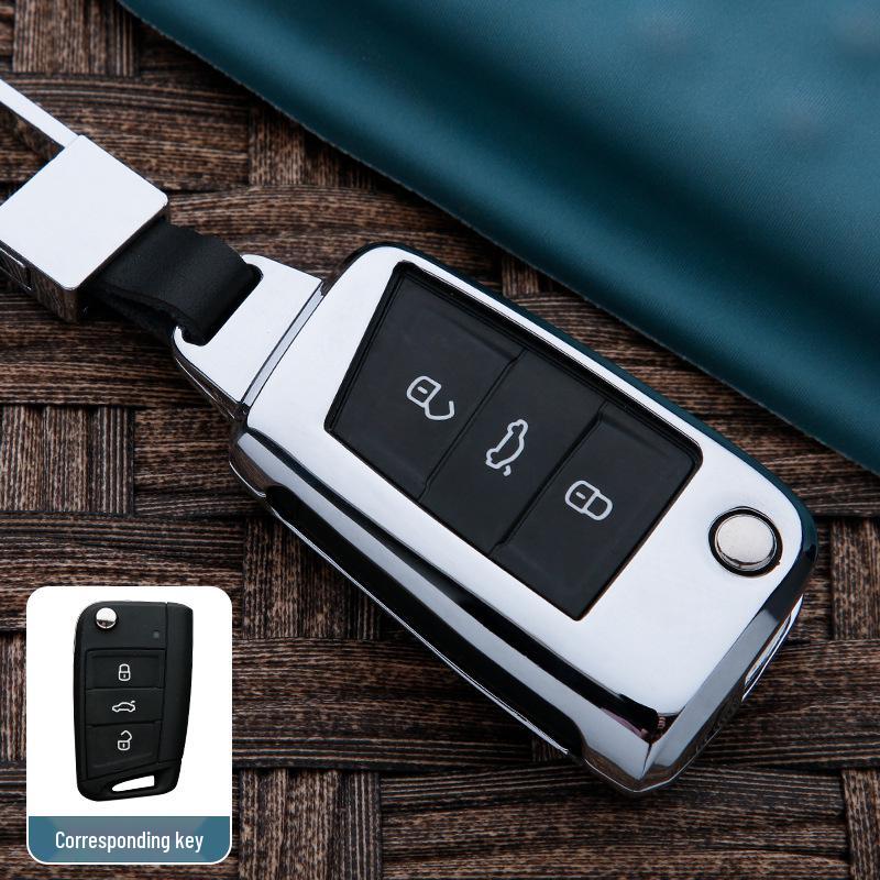 Volkswagen & Skoda Key Case for Sagitar, Tiguan, Passat, Tayron, Jetta, Magotan, Lavida, Bora