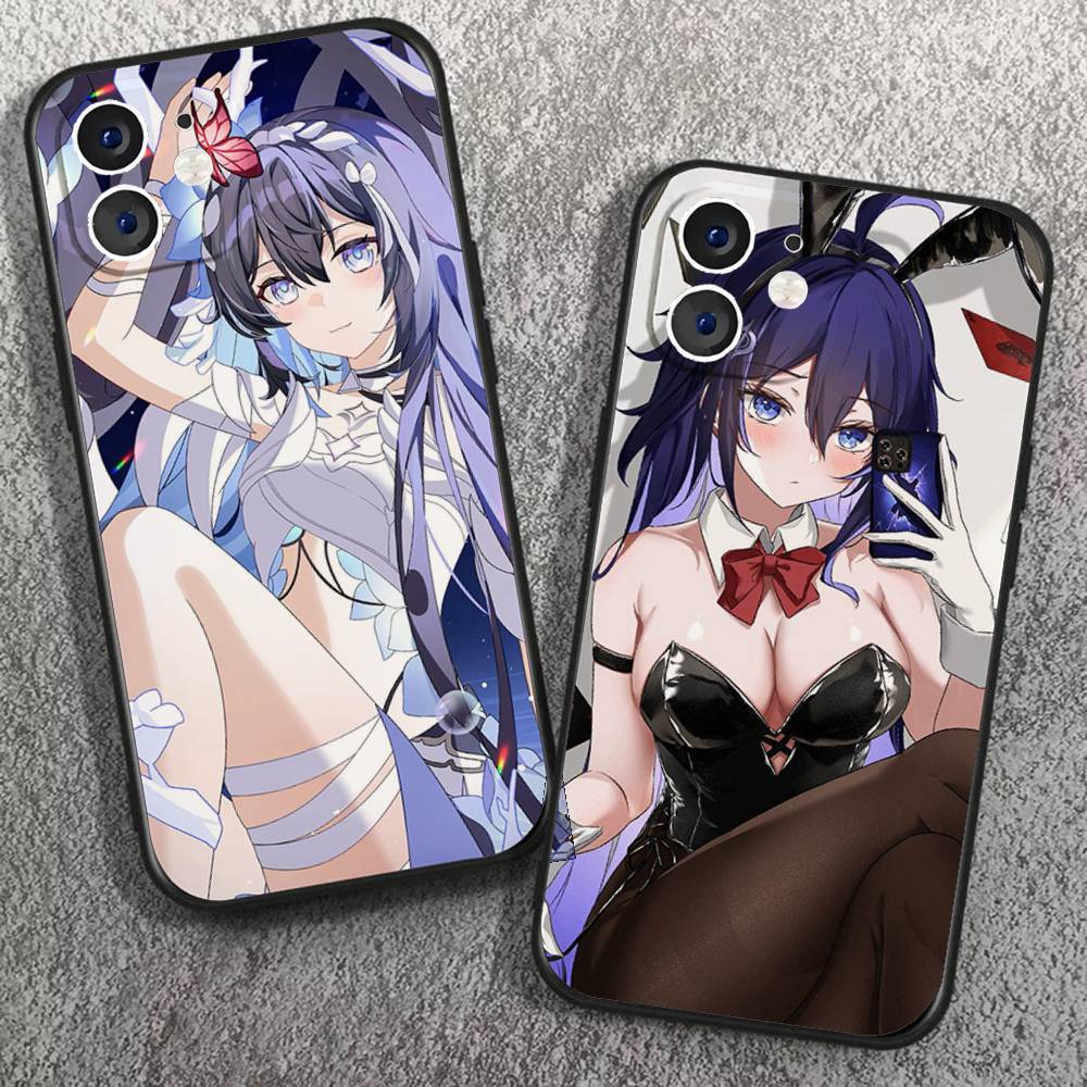 Чехол для телефона Honkai Star Rail с персонажем Зеле, анимированный, для iPhone 17 Air 16 15 14 13 Pro Max 11 12, Черный силиконовый чехол