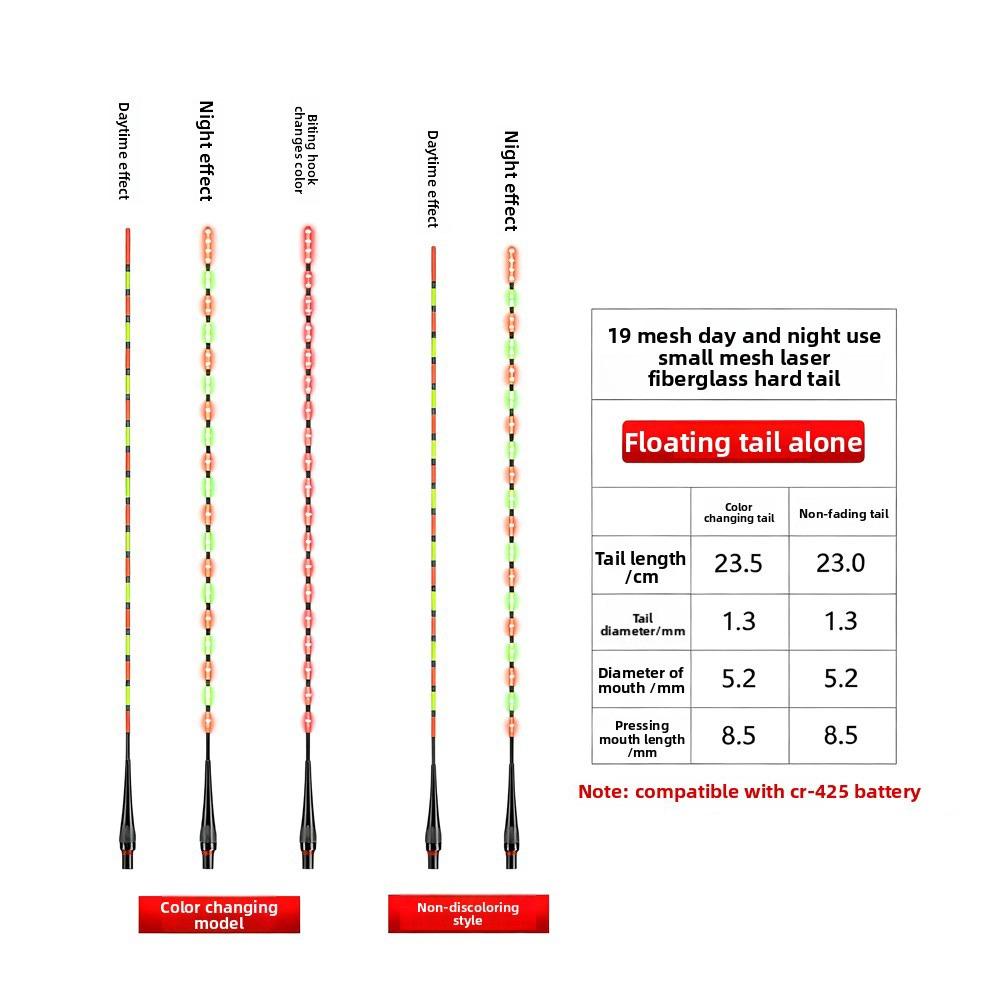 2pcs Top Luminous LED Smart Float Ultra Sensitive Electronic Floats  Professional Fishing