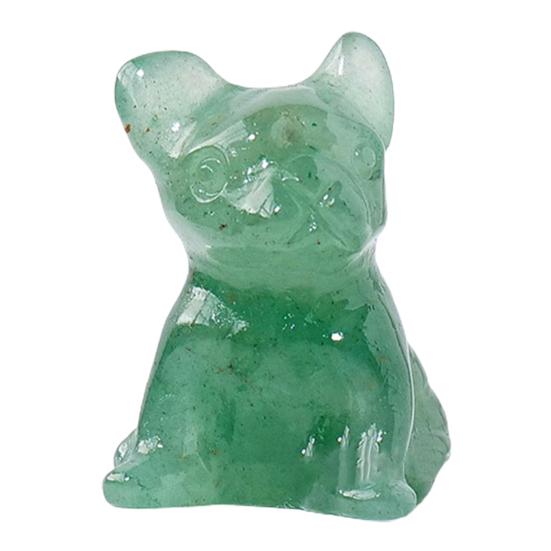 Статуя французского бульдога, очаровательный дизайн, гладкая поверхность, искусственные кристаллы розового кварца, целебные камни, статуя собаки, секс-одежда для взрослых