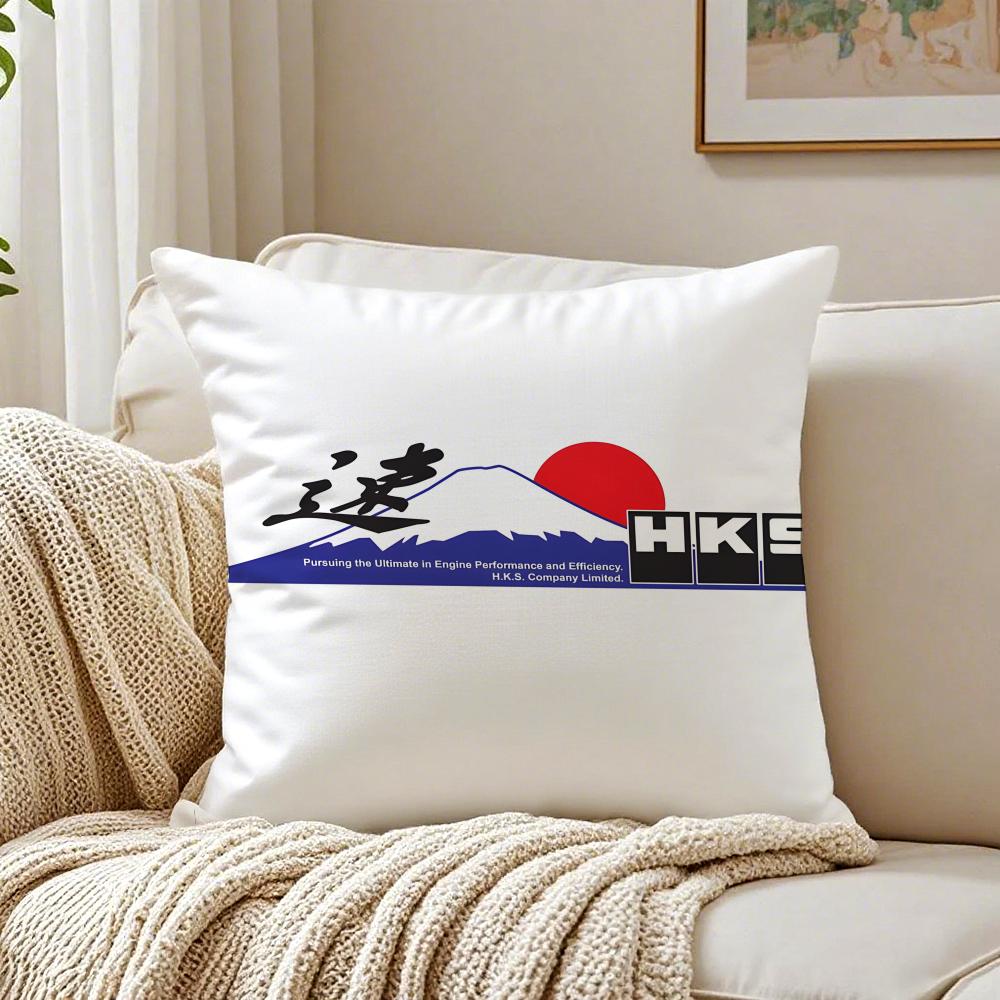 HKS Pillow Auto Tuning Brand Cushion Cushion Cover Pillowcase Antidustmite living Room Sofa Decor Cushion Room