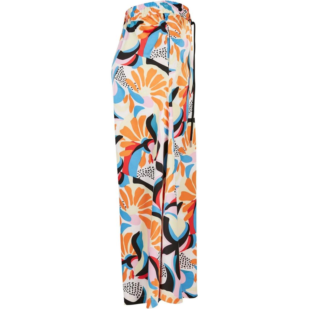 Urban Classics Womens/Ladies All-Over Print Satin Midi Skirt