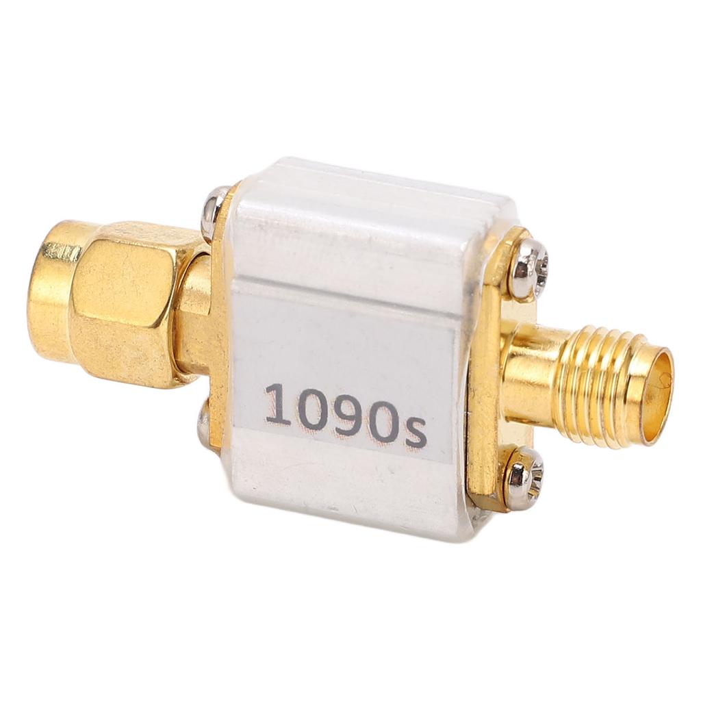 1090MHz Bandpass Filter 50Ohms Impedance Aluminum Alloy SAW Bandpass Filter Replacement