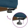 Stool Blue 81 x 41 x 40 cm Velvet and Engineered Wood