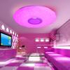 200 Вт Wi-Fi Современные светодиодные потолочные светильники RGB Домашнее освещение Приложение Bluetooth Музыкальный свет Лампы для спальни Смарт-диммируемая музыкальная потолочная лампа