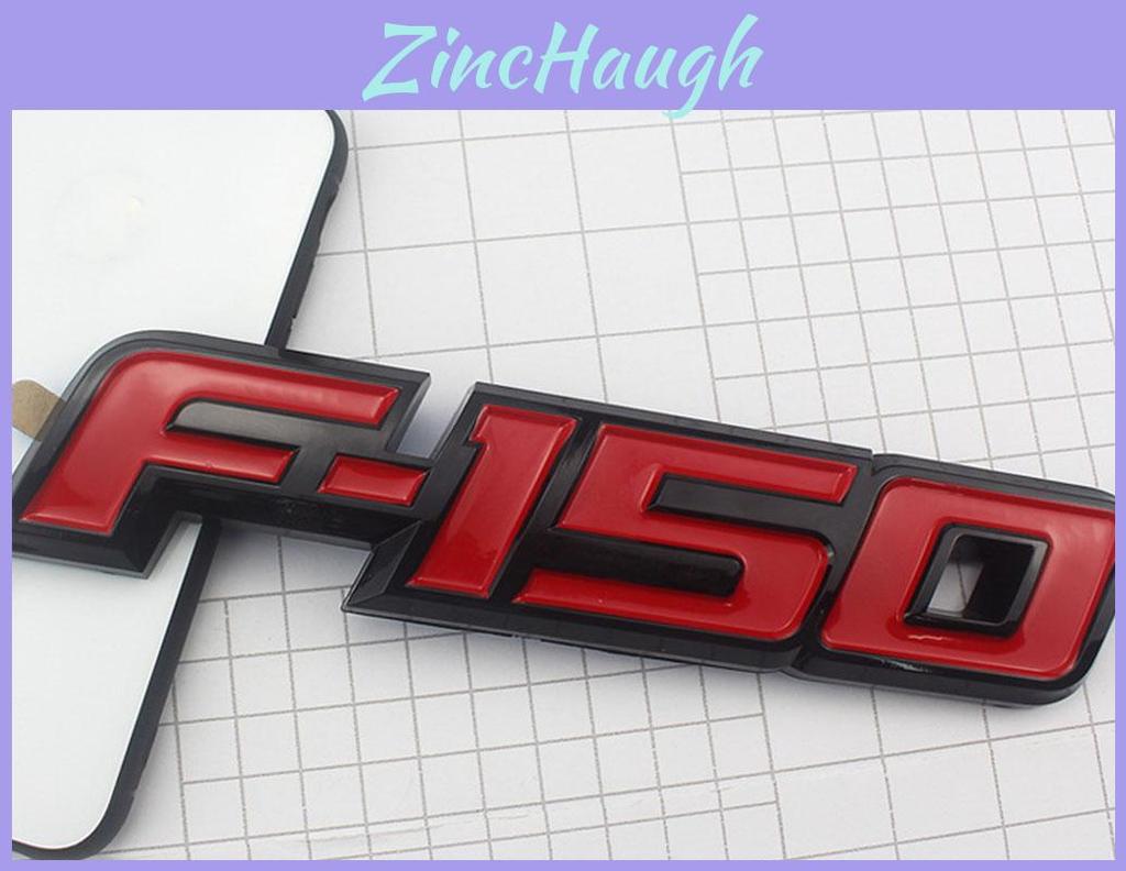 Weatherproof Red Black 3d Raised Plastic Emblem Badge Letter For 09-14 Ford F150 Tailgate