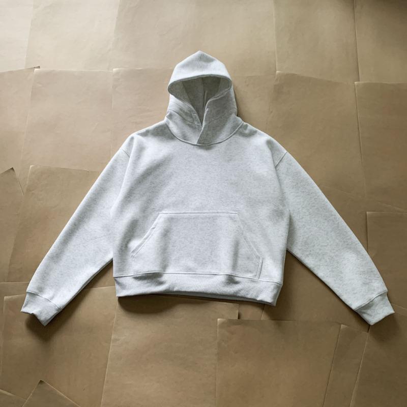 EastRogue American Casual Style Hooded Pullover Sweatshirt, Loose Fit, Solid Color, Versatile, for Men and Women